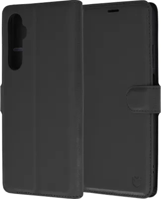 Productafbeelding van Techsuit lederen portemonnee-hoes met klap voor de Realme C65 - Zwart