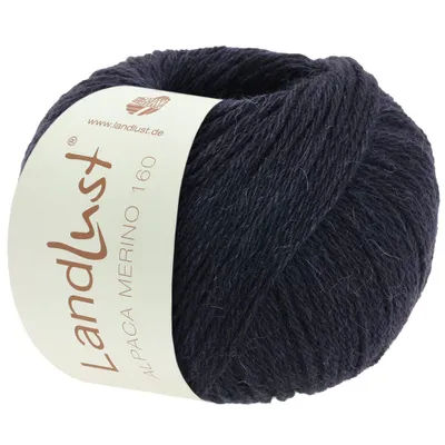 Produktbild von Lana Grossa Landlust Alpaka Merino 160 412 Schwarzblau 50g