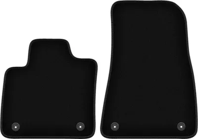 Image de Wielganizator Tapis avant de sol velours sur-mesure pour Volvo XC40 Electric (2020-, crossover) noir, jeu 2 pièces, fixations