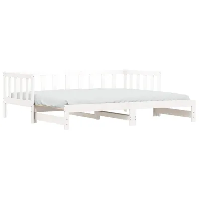 Immagine prodotto di Divano Letto con Letto Estraibile Bianco 80x200cm Massello Pino