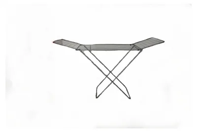Wäscheständer aus Metall, grau, 175x118 cm