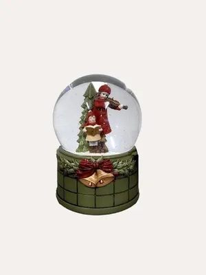 Image de KEYHOMESTORE | Boule de Noël avec des enfants – H 15 x D 10 cm