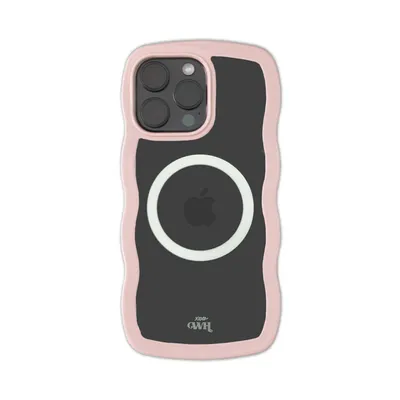 Produktbild von Wavy Hülle MagSafe Pink  - Kompatibel mit iPhone 14 Pro Max