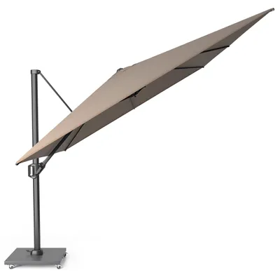 Produktbild von Sonnenschirm rechteckig 4x3 m Challenger T¹ Premium | hinten kippbarㅤ4.0 x 3.0 Meter 4 Havana | Anthrazit