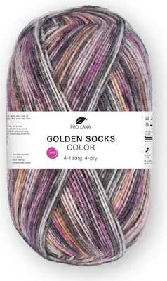 Produktbild von Pro Lana GOLDEN SOCKS color 100 g 4-fach Sockenwolle 420 m Farbe 718