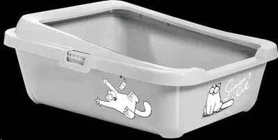 Produktbild von Karlie - Simons Cat Toilette Mit Rand Grau, 43X32X16Cm