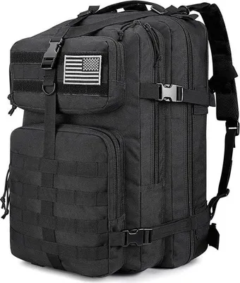 Produktbild von 50L taktischer Rucksack, Armee-Militärrucksack, wasserabweisend, Molle-Rucksack für Outdoor-Aktivitäten
