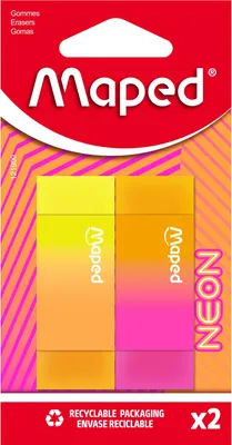Image de Maped - Eraser NEON x2