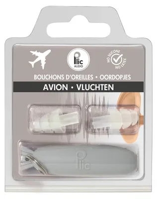 Image de Bouchons d’oreilles avion Horizane – silicone, anti-pression, 2 paires