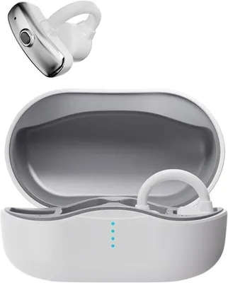 Zdjęcie produktu dla Bezprzewodowe słuchawki Bluetooth z mikrofonem do uprawiania sportu (białe)