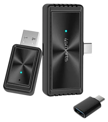 Obrázok produktu pre Adaptér 4smarts na bezdrôtové zrkadlenie obrazovky CarPlay, čierna farba