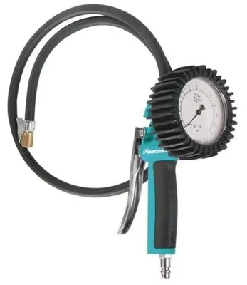 Produktbild von Bandenvullluftmesser – Professionell – Messbereich 0-10 Bar – Kalibriertes Manometer, 80 mm