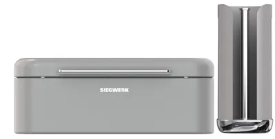 Produktbild von SIEGWERK Kombiangebot Brotkasten PANOVA und Rollenhalter Shadow Rock