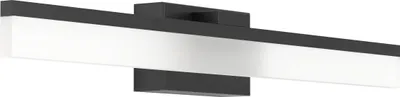 Image de Eglo 900845 PALMITAL LED Applique/plafonnier 11W noir satiné blanc chaud IP44