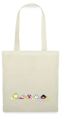 Produktbild von Spreadshirt Hello Kitty And Friends Pose Stoffbeutel, One size, Natur