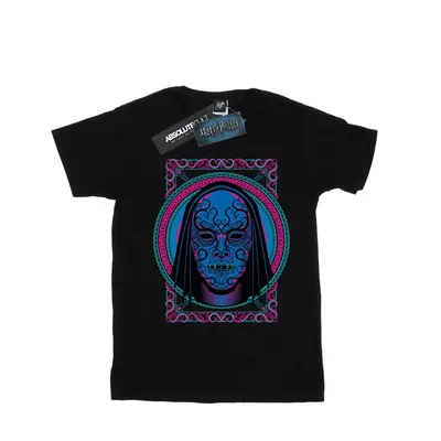 Produktbild von Harry Potter - "Neon Death Eater Mask" T-Shirt für Damen BI26816 (L) (Schwarz)
