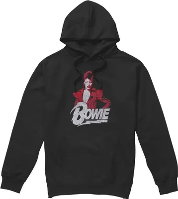 Produktbild von David Bowie - "Diamond" Kapuzenpullover für Herren TV7335 (L) (Schwarz)
