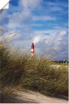 Produktbild von ARTland Poster Sommerimpression Amrumer Leuchtturm Größe: 40x60 cm