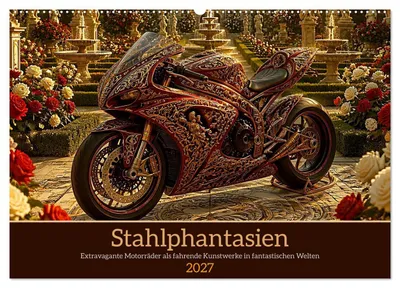 Produktbild von Stahlphantasien (Wandkalender 2027 DIN A2 quer), CALVENDO Monatskalender
