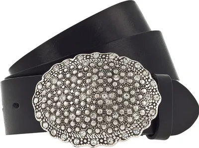 Produktbild von Vanzetti Leder Gürtel 40mm Leather Belt W95 Black schwarz