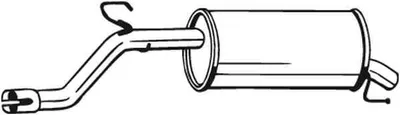 Produktbild von Bosal Endschalldämpfer 185-687