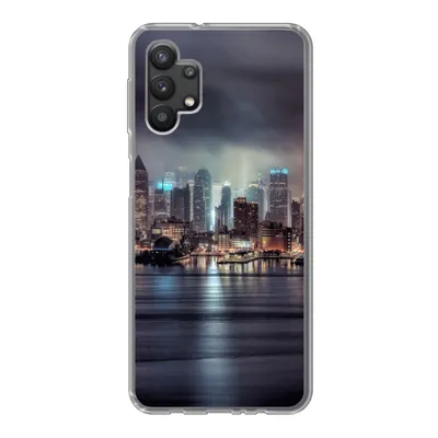 Produktbild von MuchoWow® Handyhülle Schutzhülle Hülle für Samsung Galaxy A32 5G New York - Amerika - Skyline Silikon Softcase Handy Hülle - Softcase