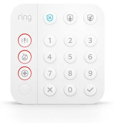 Obrázok produktu pre Ring Alarm Keypad (2nd Gen), Prijímač signálu alarmu, Biela, Múr, 100 mm, 23 mm, 149 mm