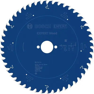 Produktbild von EXPERT Wood Kreissägeblatt, 225x2,6/1,6x30 mm, Z48