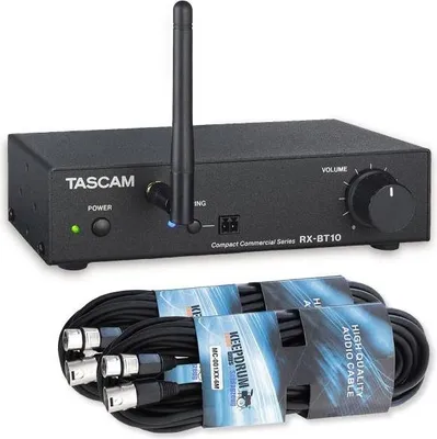 Immagine prodotto di Ricevitore audio Bluetooth Tascam RX-BT10 con cavo 2x XLR