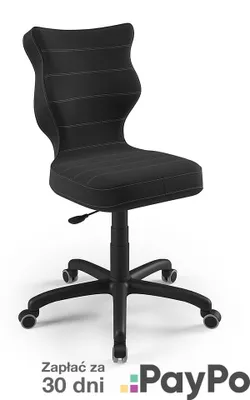 Obrázek produktu pro Dětská židle "Petit", černá, samet, výška 17 cm, velikost 5
