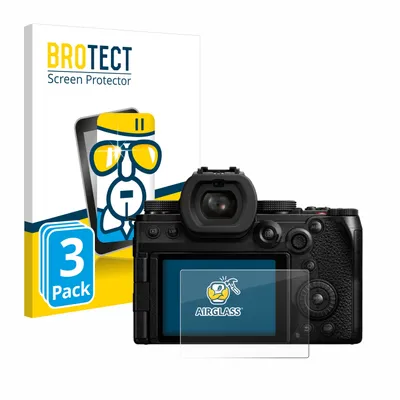 Produktbild von 3x BROTECT Schutzglas für Panasonic Lumix DC-S5M2X Schutzfolie Panzer Folie Glas Display Schutz klar
