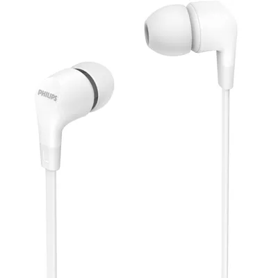 Zdjęcie produktu dla Philips TAE1105WT/00, Przewodowa, Muzyka, 20 - 20000 Hz, 13 g, Słuchawki, Biały