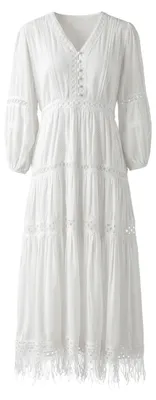 Image de Robe pour femme ALEIDA - blanche, taille XL