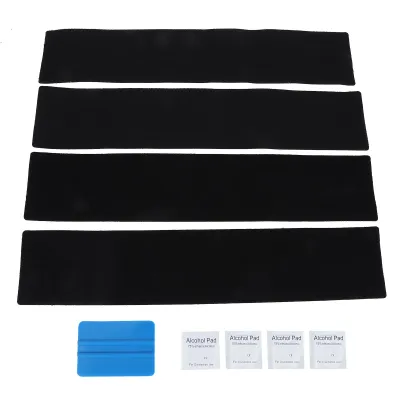 Image de Bande Velcro de 3,9 pouces, autocollants de fixation très adhésifs pour les autocollants de plaque d'immatriculation