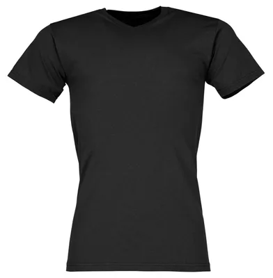 Produktbild von Fruit of the Loom Valueweight V-Neck T Farbe: schwarz Größe: L