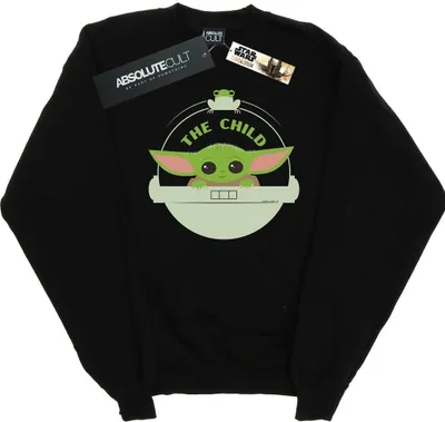 Produktbild von Star Wars - "The Mandalorian The Child" Sweatshirt für Herren BI46424 (L) (Schwarz)