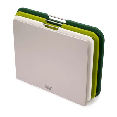 Zdjęcie produktu dla Joseph Joseph Nest™ Boards Large - 3-teiliges Schneidebrett-Set - Grün