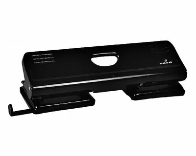 Produktbild von 1x PAVO 4fach-Locher bis 22 Blatt Doppel-Locher ENDURE aus Metall in Schwarz,