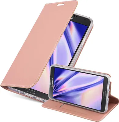 Obrázek produktu pro Cadorabo pouzdro na mobilní telefon pro Samsung Galaxy NOTE 3 Protective Case in Pink Cover Case Booklet