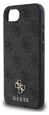 Image de GUESS étui compatible IPHONE 16e (SE 4 2025) avec MagSafe GUHMPSE4P4SM4MK (PU 4G Small 4G and Classic) black