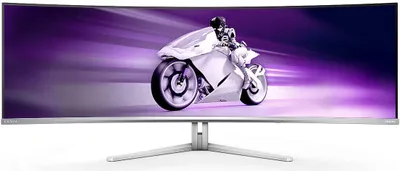 Produktbild von Philips Evnia 8000 49M2C8900L/00 Computerbildschirm 124,2 cm (48.9") 5120 x 1440 Pixel Dual QHD QDOLED Weiß (49M2C8900L/00)