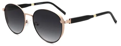 Produktbild von Retro Runde Sonnenbrille aus Metall für Damen und Herren