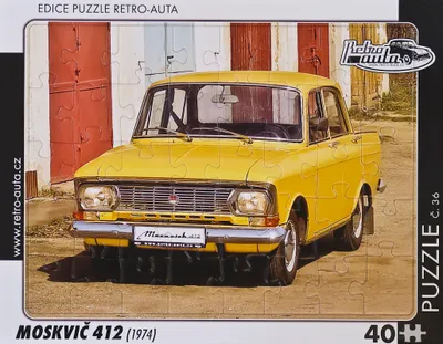 Zdjęcie produktu dla Puzzle nr 36 - MOSKVICH 412 (1974) 40 elementów