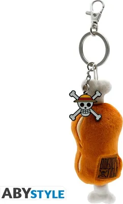 Image de Porte-clés en peluche One Piece - De la viande sur un os