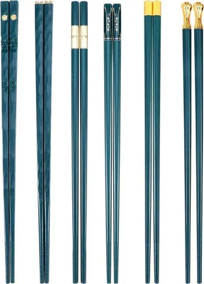 Produktbild von Famanu Essstäbchen - 6 Paar in verschiedenen Designs