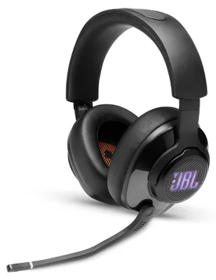 Produktbild von JBL Quantum 400 Over-Ear Gaming Headset – Wired 3,5 mm Klinke und USB – Schwarz