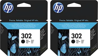 Produktbild von HP 302 Original Doppelpack – Ink Cartridge Schwarz
