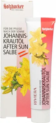 Produktbild von Riviera Holzhacker Johanniskrautöl After Sun Salbe 75 ml