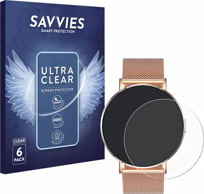 Produktbild von 6x Für Levowatch Eve 1.3" Schutzfolie Savvies Displayschutz Display Schutz Folie Klar Transparent