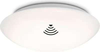 Produktbild von LED Deckenleuchte mit Bewegungsmelder Deckenlampe Sensor Lampe IP44 15W Weiß